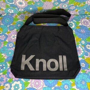 ##NWOT## Knoll Black Canvas Tote Bag